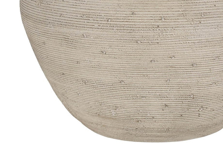 Contemporary Concrete Cream Table Lamp With Linen Shade - Sleep Galleria