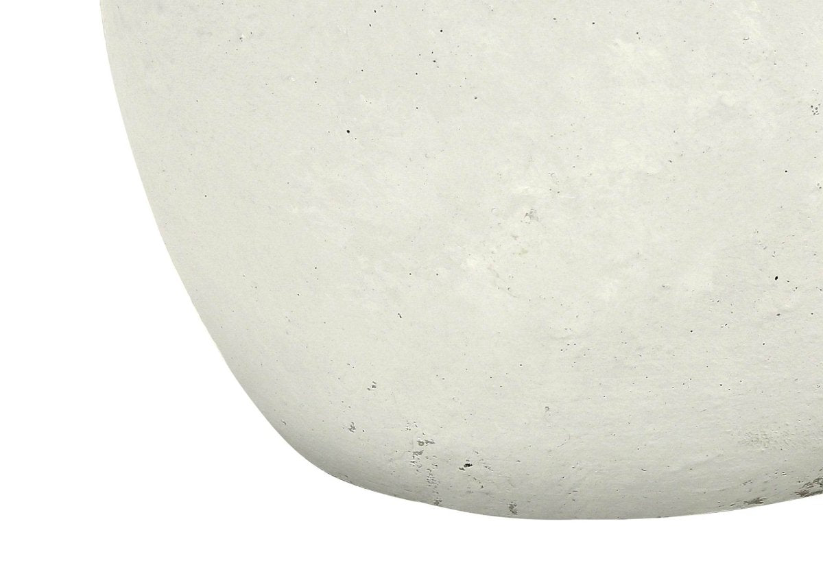 Contemporary Cream Resin Table Lamp With Ivory Shade - Sleep Galleria