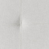 Contemporary Light Grey Fabric Storage Ottoman - Sleep Galleria