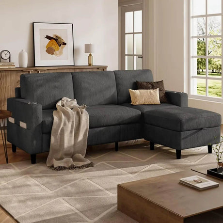 Convertible Three - Seater Sectional Sofa - Zenvia - Sleep Galleria