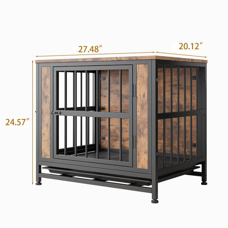 Decorative Small Dog Crate Furniture With Double Doors - Sleep Galleria