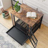 Decorative Small Dog Crate Furniture With Double Doors - Sleep Galleria