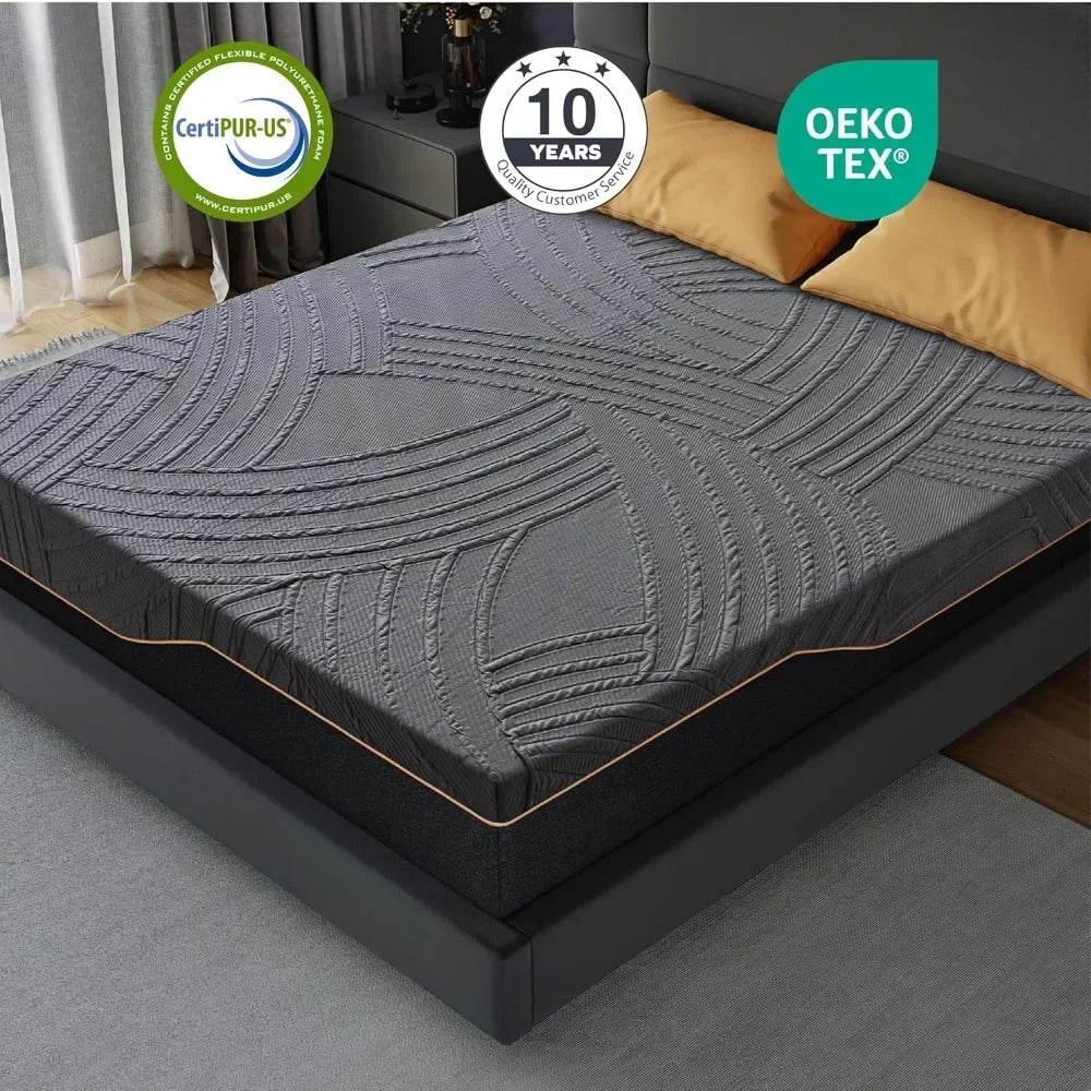 Firm Copper-Gel Memory Foam Cooling Knit Mattress - Sleep Galleria