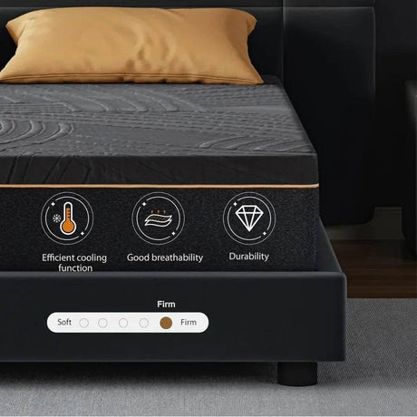 Firm Copper-Gel Memory Foam Cooling Knit Mattress - Sleep Galleria