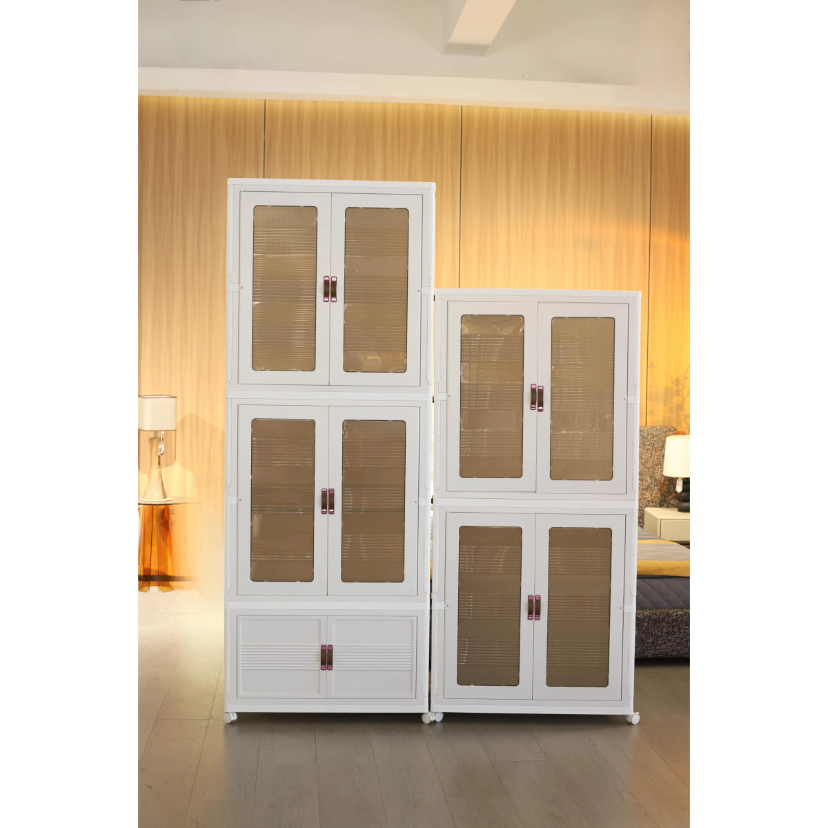 Foldable Portable Wardrobe Organizer With Storage Boxes - Zenvia - Sleep Galleria