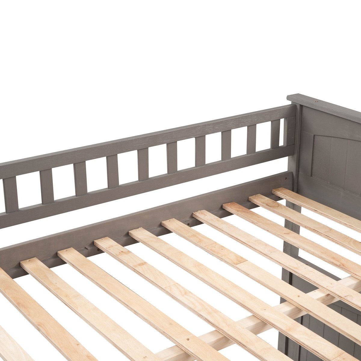 Full Over Full Bunk Bed With Twin Trundle Pinewood - Zenvia - Sleep Galleria