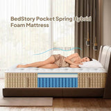Gel - Infused Pocket Coil Hybrid Mattress - Zenvia - Sleep Galleria