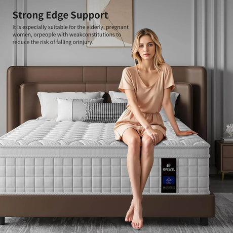 Hybrid Memory Foam Innerspring Mattress - Zenvia - Sleep Galleria