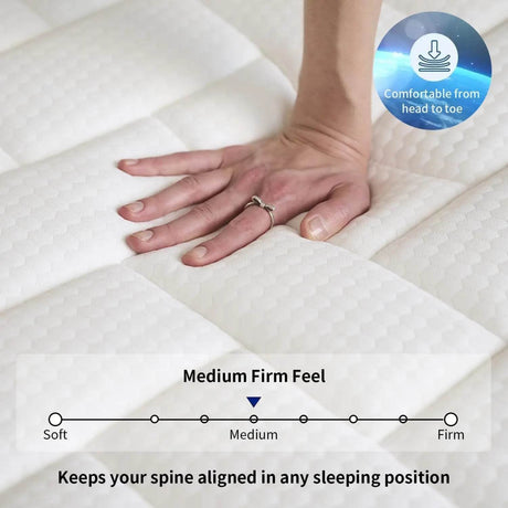 Hybrid Memory Foam Innerspring Mattress - Zenvia - Sleep Galleria