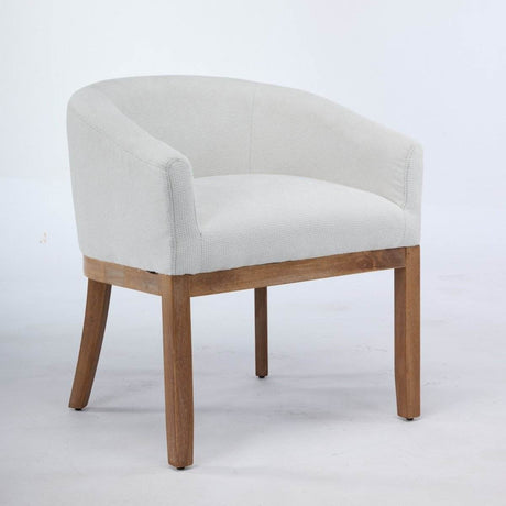 Mid Century Modern Upholstered Linen Dining Chair - Sleep Galleria