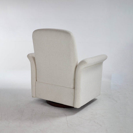 Modern 360 Degree Swivel Linen Upholstered Accent Chair - Sleep Galleria