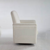 Modern 360 Degree Swivel Linen Upholstered Accent Chair - Sleep Galleria