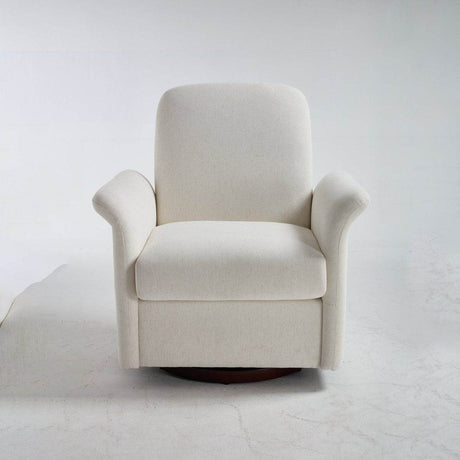 Modern 360 Degree Swivel Linen Upholstered Accent Chair - Sleep Galleria