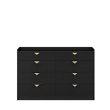 Modern 8 Drawer MDF Storage Dresser With LED - Sleep Galleria