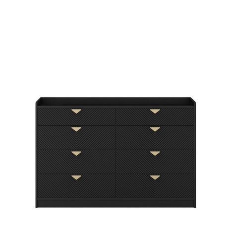 Modern 8 Drawer MDF Storage Dresser With LED - Sleep Galleria