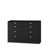 Modern 8 Drawer MDF Storage Dresser With LED - Sleep Galleria