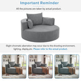 Modern Chenille Swivel Accent Chair - Sleep Galleria