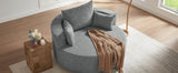 Modern Chenille Swivel Accent Chair - Sleep Galleria
