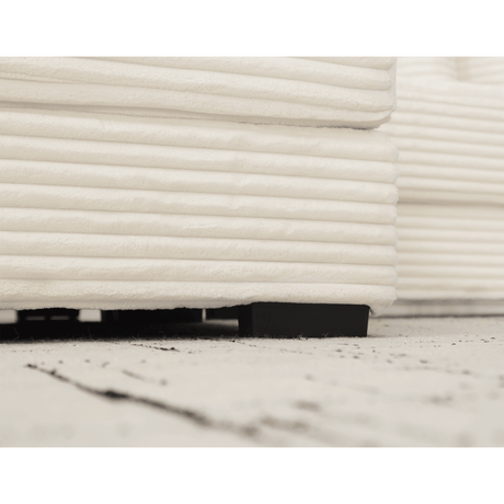 Modern Corduroy Modular Sofa With Pillows - Zenvia - Sleep Galleria