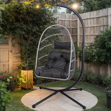 Modern Outdoor Rust-Resistant Egg Chair - Sleep Galleria