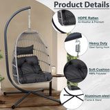 Modern Outdoor Rust-Resistant Egg Chair - Sleep Galleria