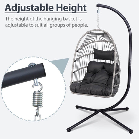 Modern Outdoor Rust-Resistant Egg Chair - Sleep Galleria