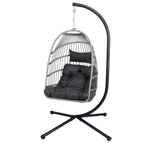 Modern Outdoor Rust-Resistant Egg Chair - Sleep Galleria