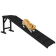 Pine Wood Dog Ramp With Anti-Slip Carpet Platform - Sleep Galleria