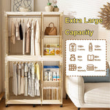 Portable Children’s Wardrobe Storage Organizer With Magnetic Doors - Sleep Galleria