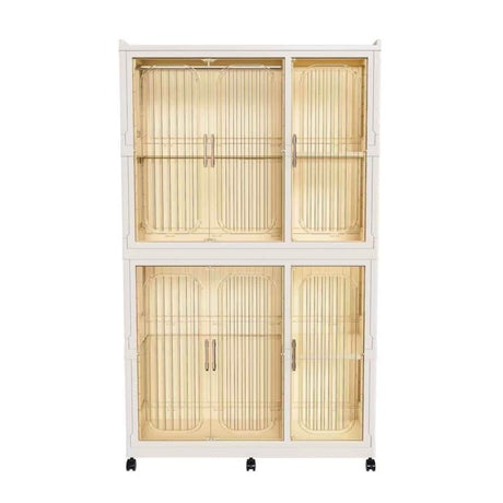 Portable Children’s Wardrobe Storage Organizer With Magnetic Doors - Sleep Galleria