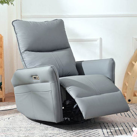 Power Swivel Rocker Recliner Chair - Zenvia - Sleep Galleria