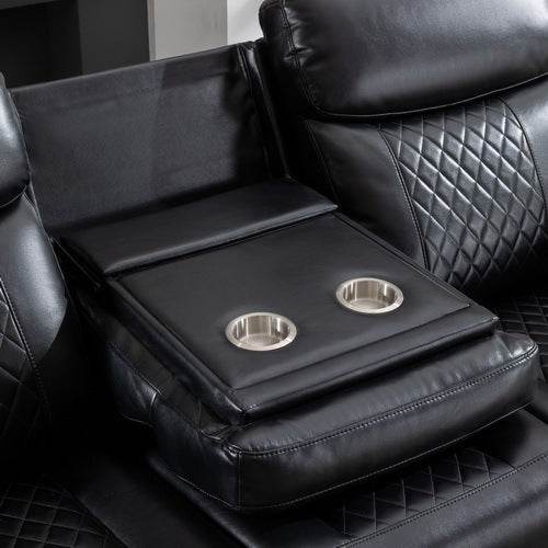 Reclining Sofa With LED & Bluetooth - Zenvia - Sleep Galleria