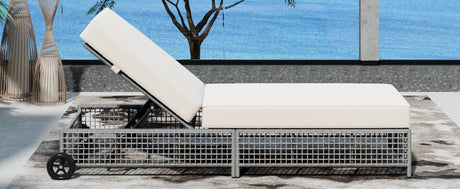 Set of 2 Outdoor Rattan Lounge Chairs With Cushions - Zenvia - Sleep Galleria