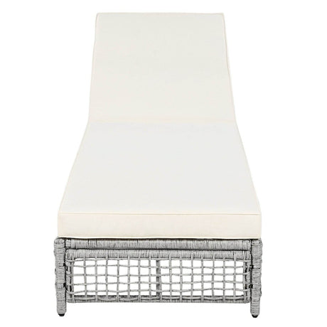 Set of 2 Outdoor Rattan Lounge Chairs With Cushions - Zenvia - Sleep Galleria