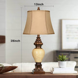 Set of 2 Vintage Bronze Traditional Table Lamps - Sleep Galleria