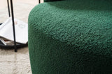 Soft Teddy Fabric Upholstered Swivel Accent Armchair - Sleep Galleria