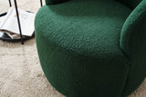 Soft Teddy Fabric Upholstered Swivel Accent Armchair - Sleep Galleria