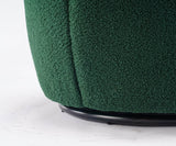 Soft Teddy Fabric Upholstered Swivel Accent Armchair - Sleep Galleria