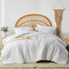 Soft Tufted Jacquard Microfiber Comforter Bedding Set - Zenvia - Sleep Galleria