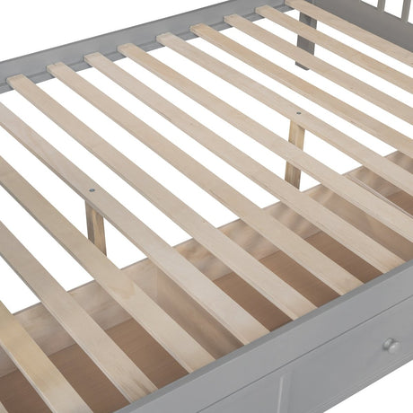 Twin Over Full L - Shaped Solid Wood Bunk Bed - Zenvia - Sleep Galleria