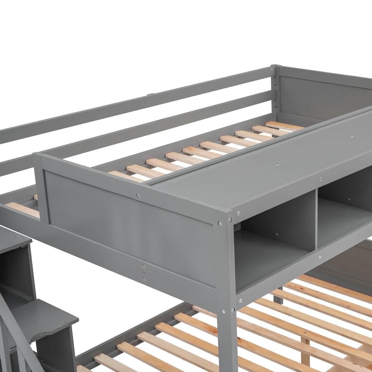 Twin Over Full Storage Staircase Bunk Bed - Sleep Galleria