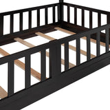 Twin Over Twin Solid Wood Bunk Bed With Slide Ladder - Zenvia - Sleep Galleria
