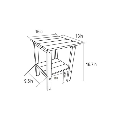 Weather-Resistant Folding Adirondack Chair Set - Sleep Galleria